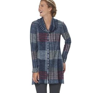 Pure Essence Cowl Neck Pullover